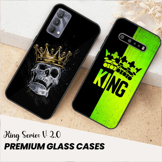 King Series V 2.0 - HQ Ultra Shine Premium Glass Phone Case All Models