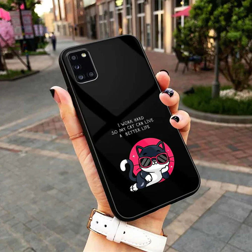 Cat Series Premium Glass Phone Case All Models