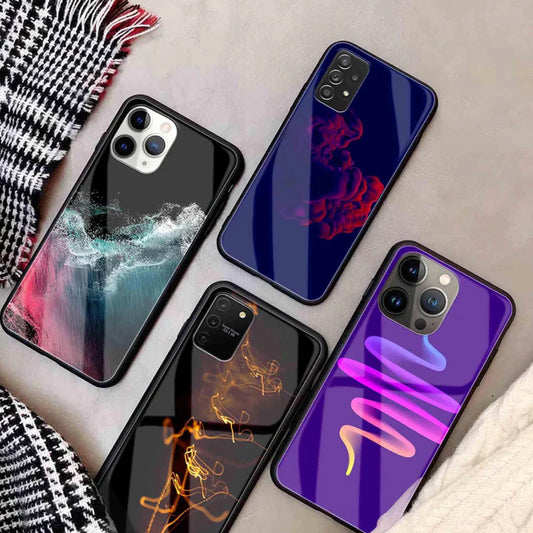 Abstract Series Premium Glass Phone Case All Models