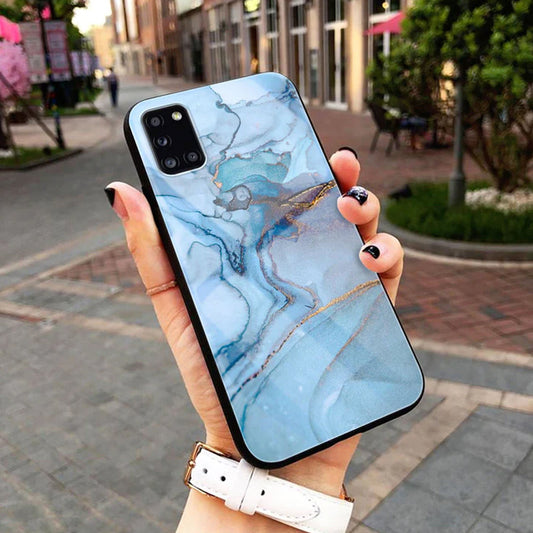 Blue Marble Trending Designs Premium Glass Case All Models