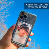 Clear Case with Polaroids