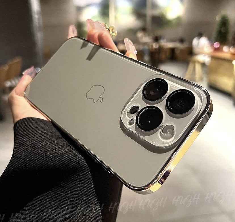 Luxury Logo Glass Case With Lens