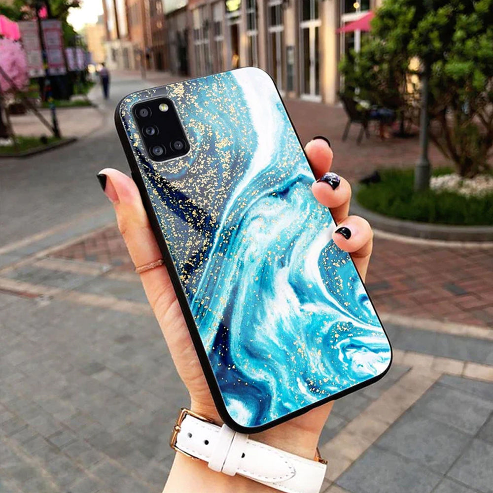 Blue Marble Trending Designs Premium Glass Case All Models