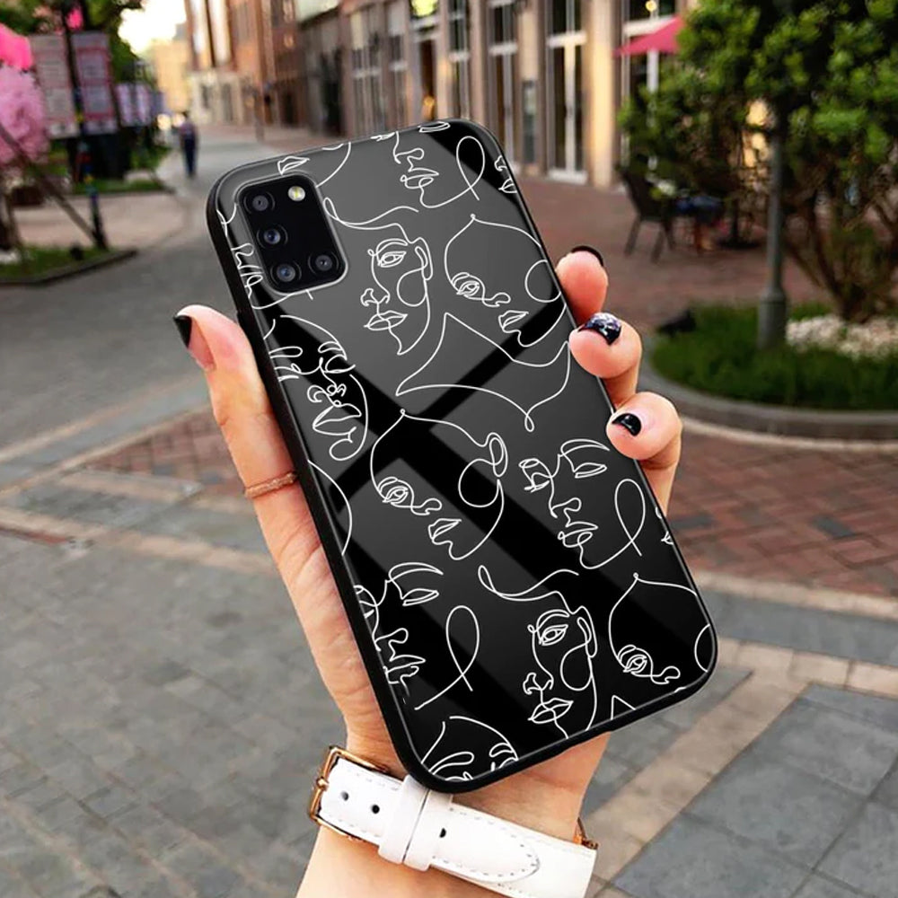 Girls Line Art - HQ Ultra Shine Premium Glass Phone Case All Models