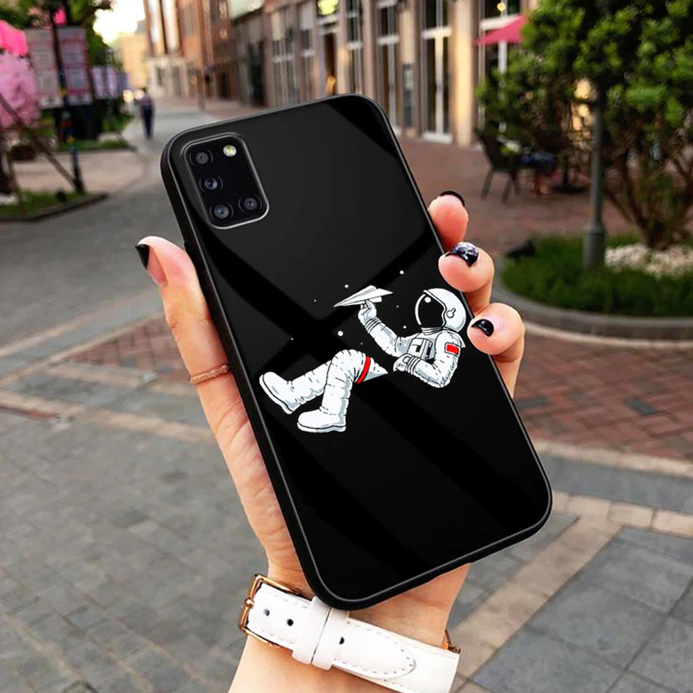 Space Astronaut Premium Glass Phone Case All Models