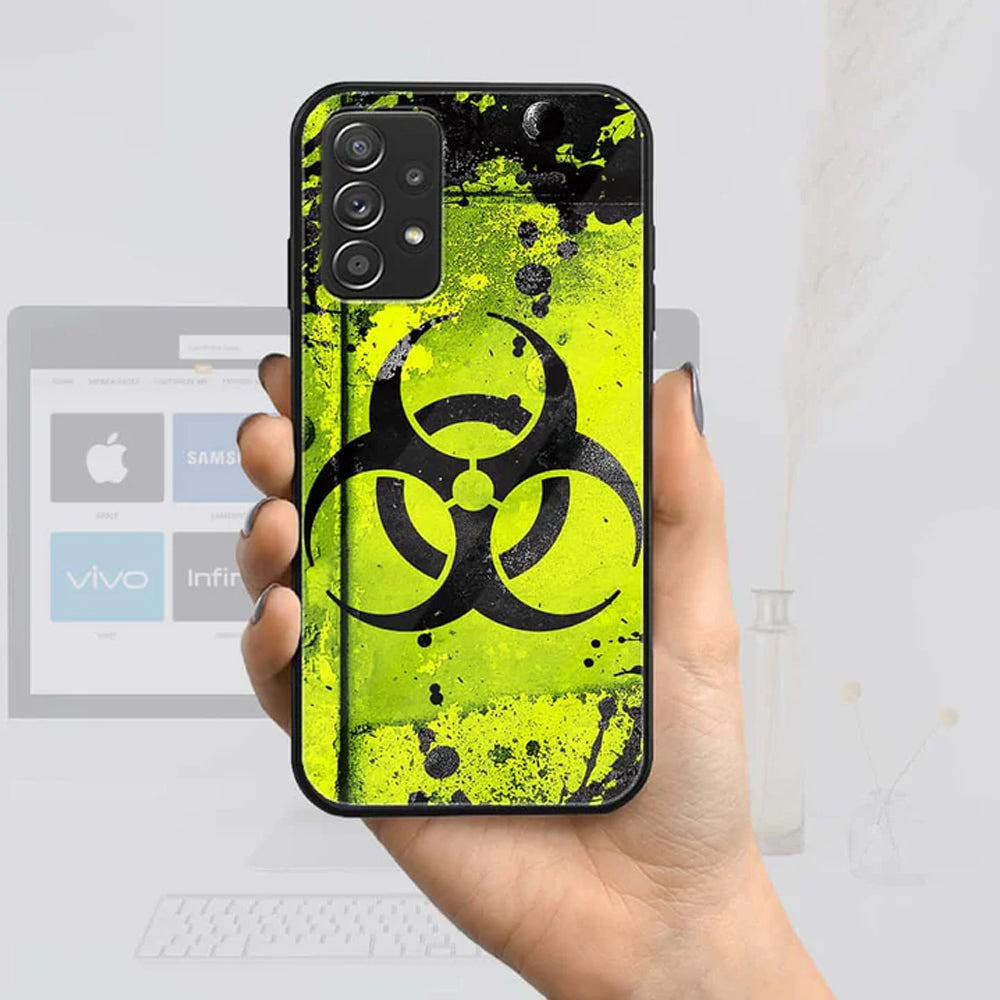 Biohazard Sign Series Premium Glass Case All Models