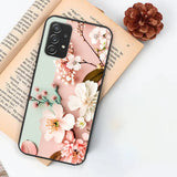 Floral Design Series - HQ Ultra Shine Premium Glass Phone Case All Models