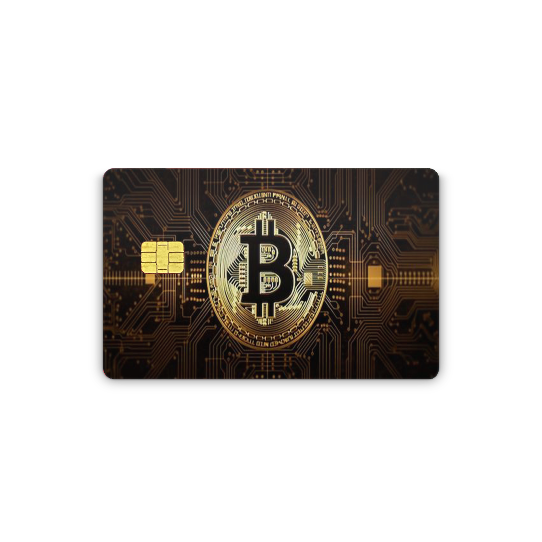 Bitcoin Dark Card Skin