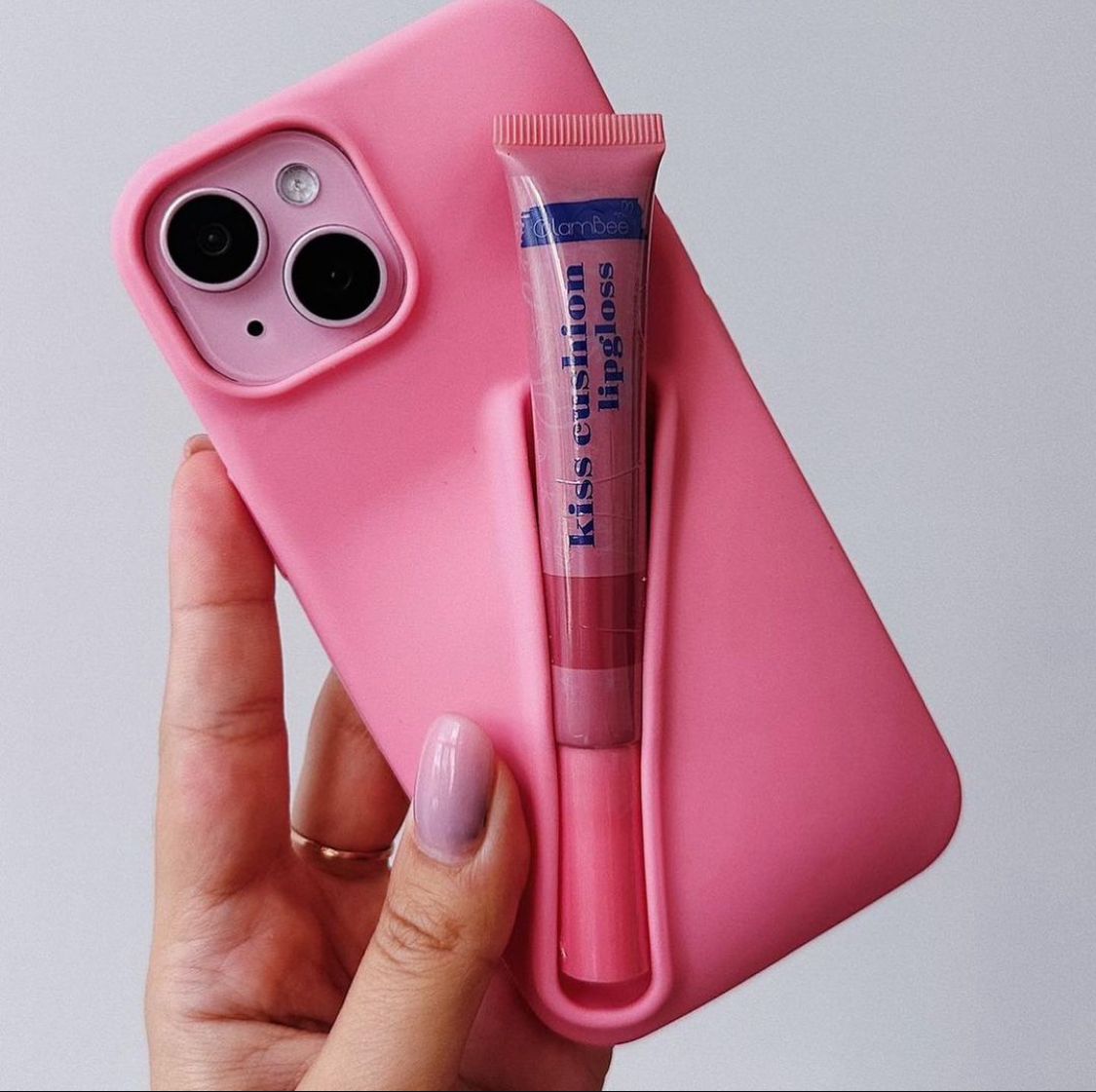 Iphone  Lip-Gloss Holder Case