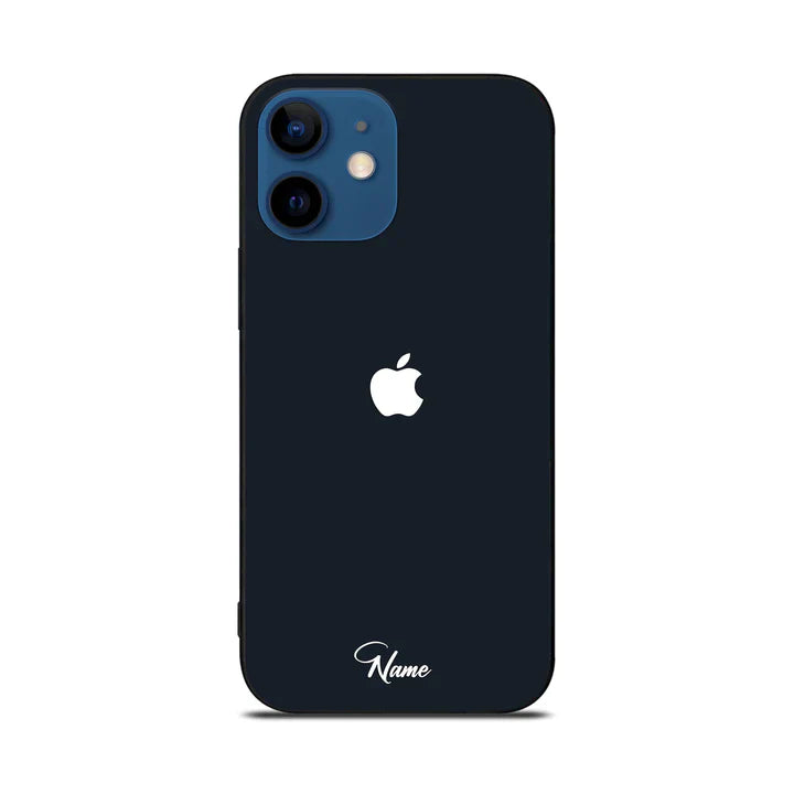 Custom Name Design Premium Glass Case For All iPhone Models